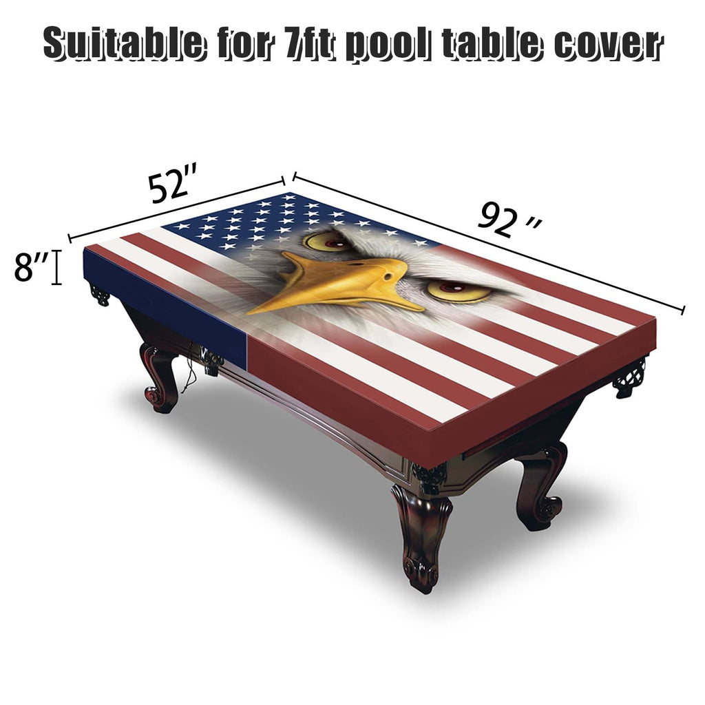 Pool Table Cover Waterproof & Dustproof Outdoor/Indoor Polyester Taffeta Clo