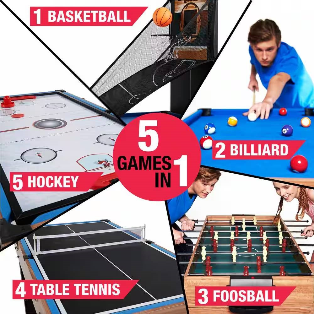 The GameZone 5-in-1 Multi-Game Table