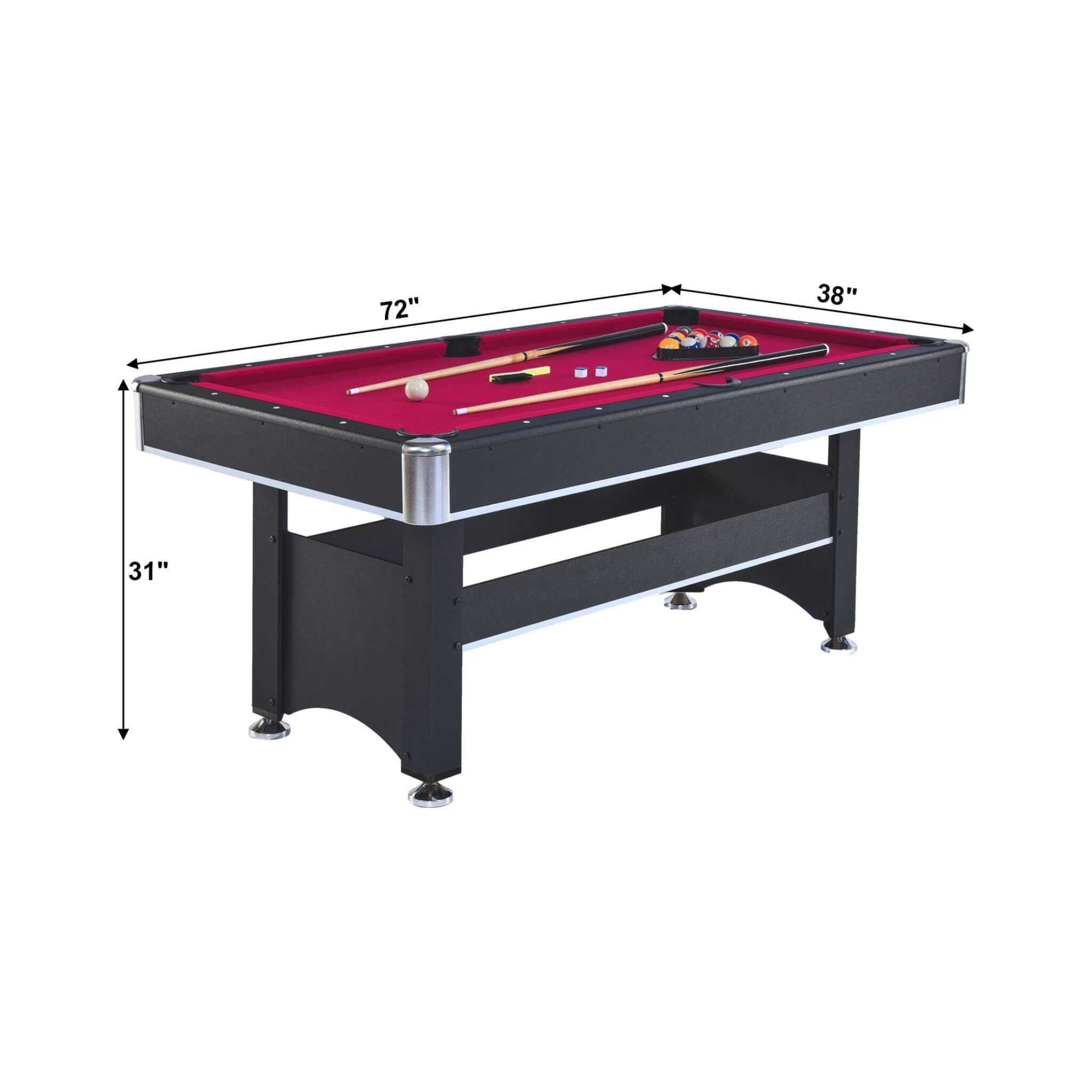 The SpacePlay 6’ Convertible Pool & Table Tennis Table