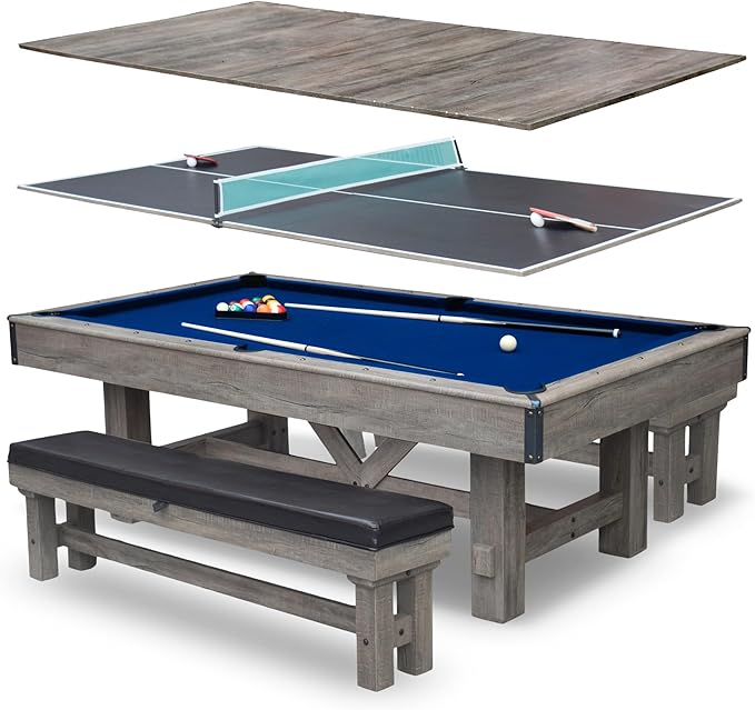 The Logan 3-in-1 Dining Pool Table