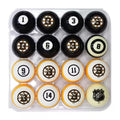 Boston Bruins Billiard Balls with Numbers