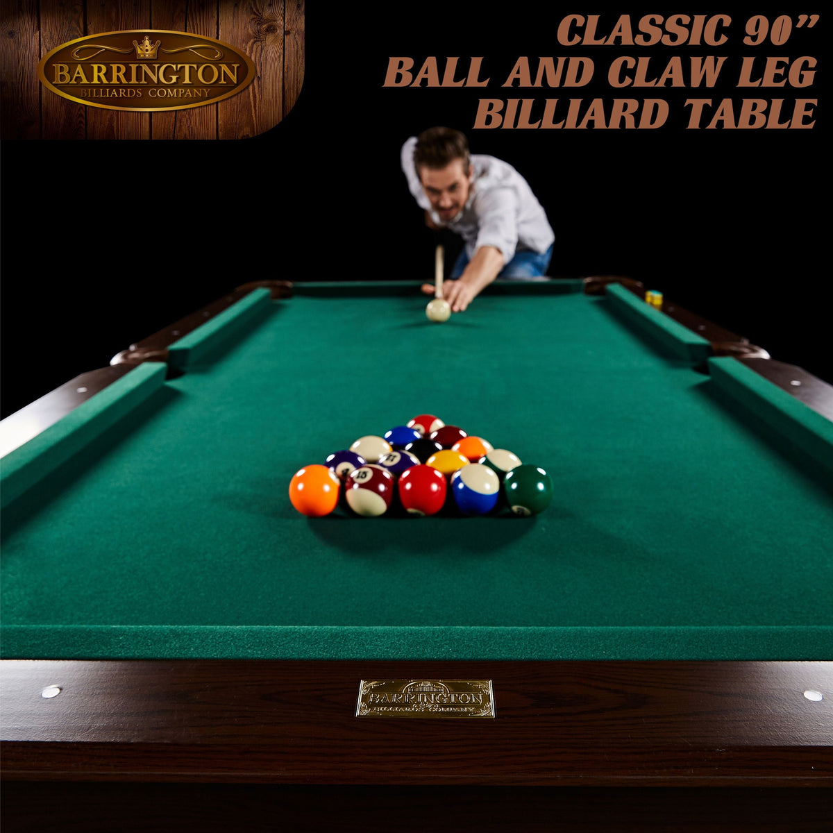 7.5 Ft Pool Table with Dartboard, Green Cloth