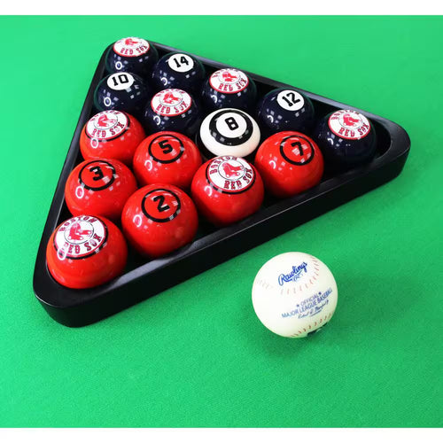 Boston Red Sox Billiard Balls with Numbers