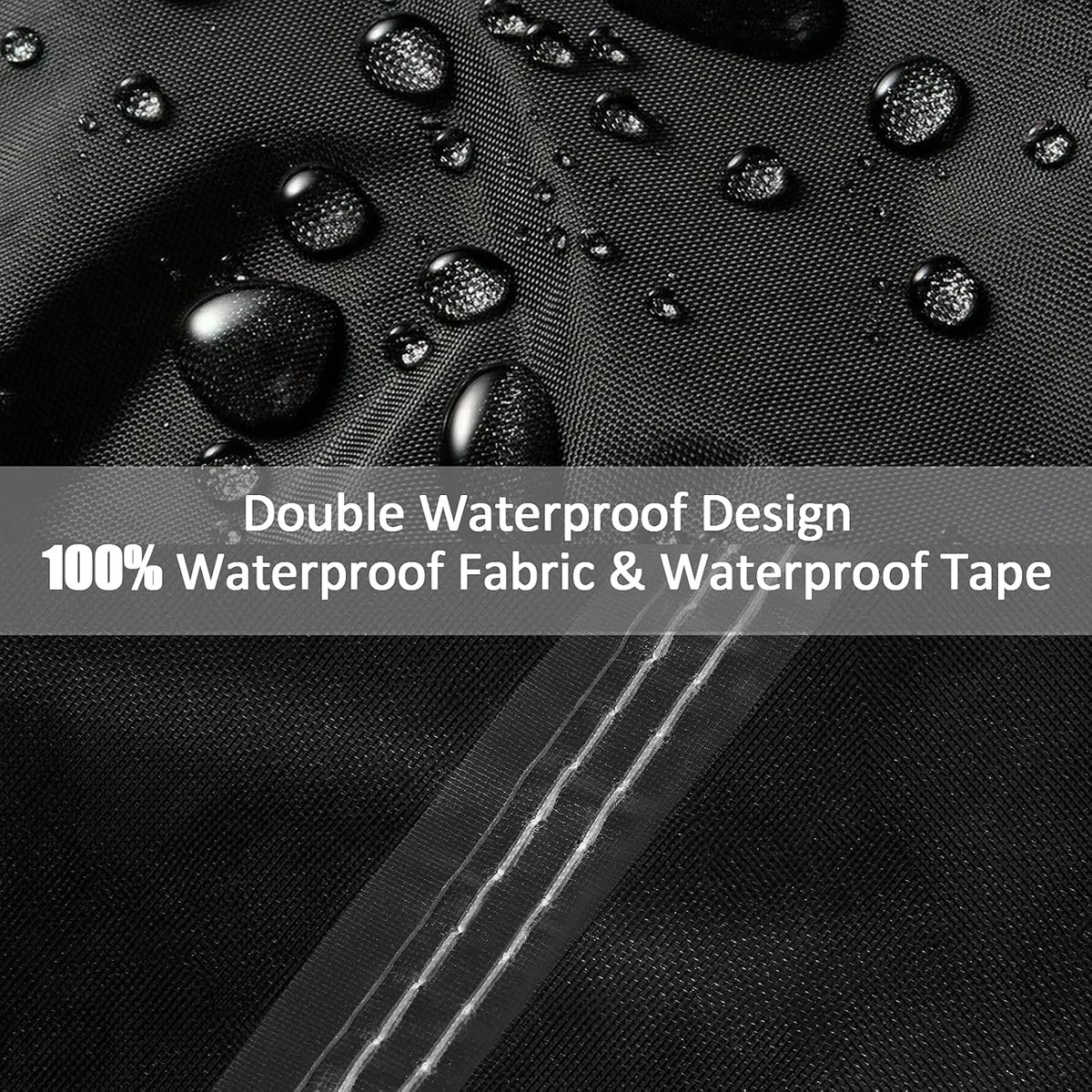 7/8/9 Ft Pool Table Cover, Waterproof Billiard Cover Polyester Fabric for Snooker Billiard Table (102X53X32In) Black