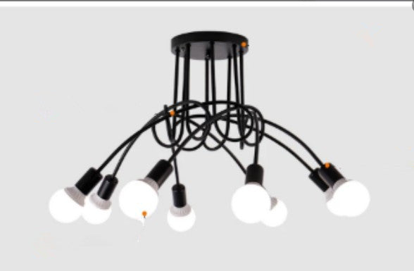 The Minimalist Iron Multi-Light Chandelier