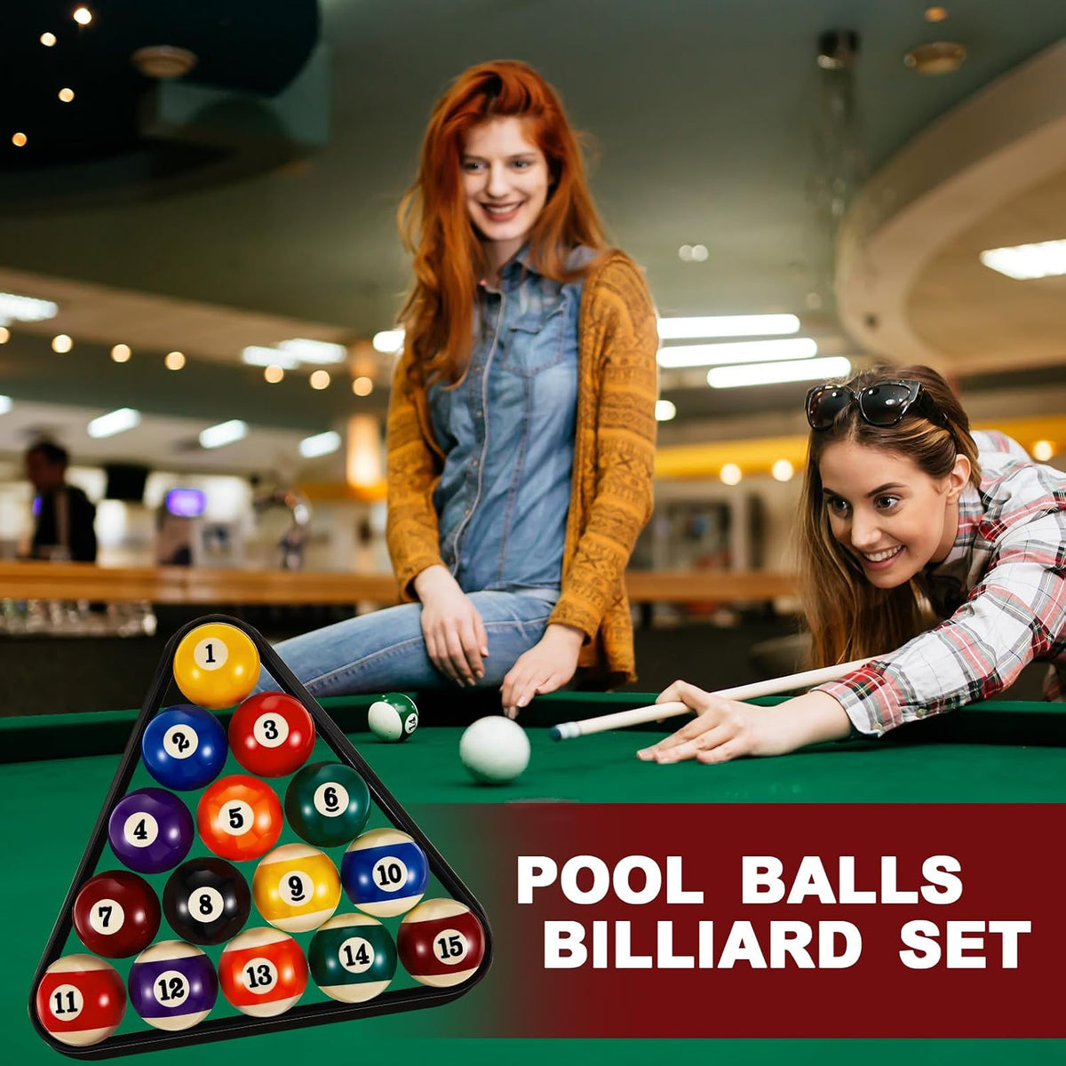 37 Pcs Professional Pool Table Accessories Set