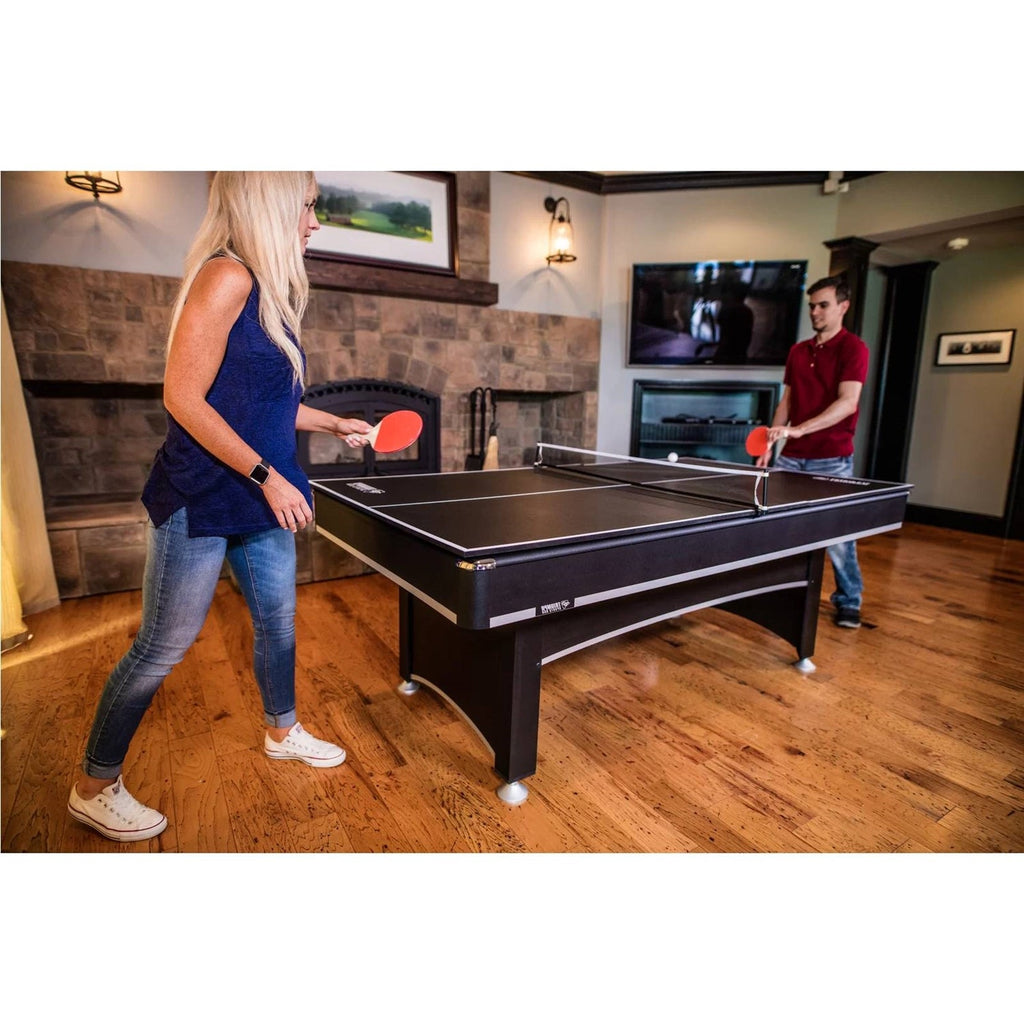 The DualPlay Convertible 7’ Pool & Table Tennis Table