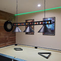 59 Inch Pool Table Light for Game Room with Billiard Ball Decor