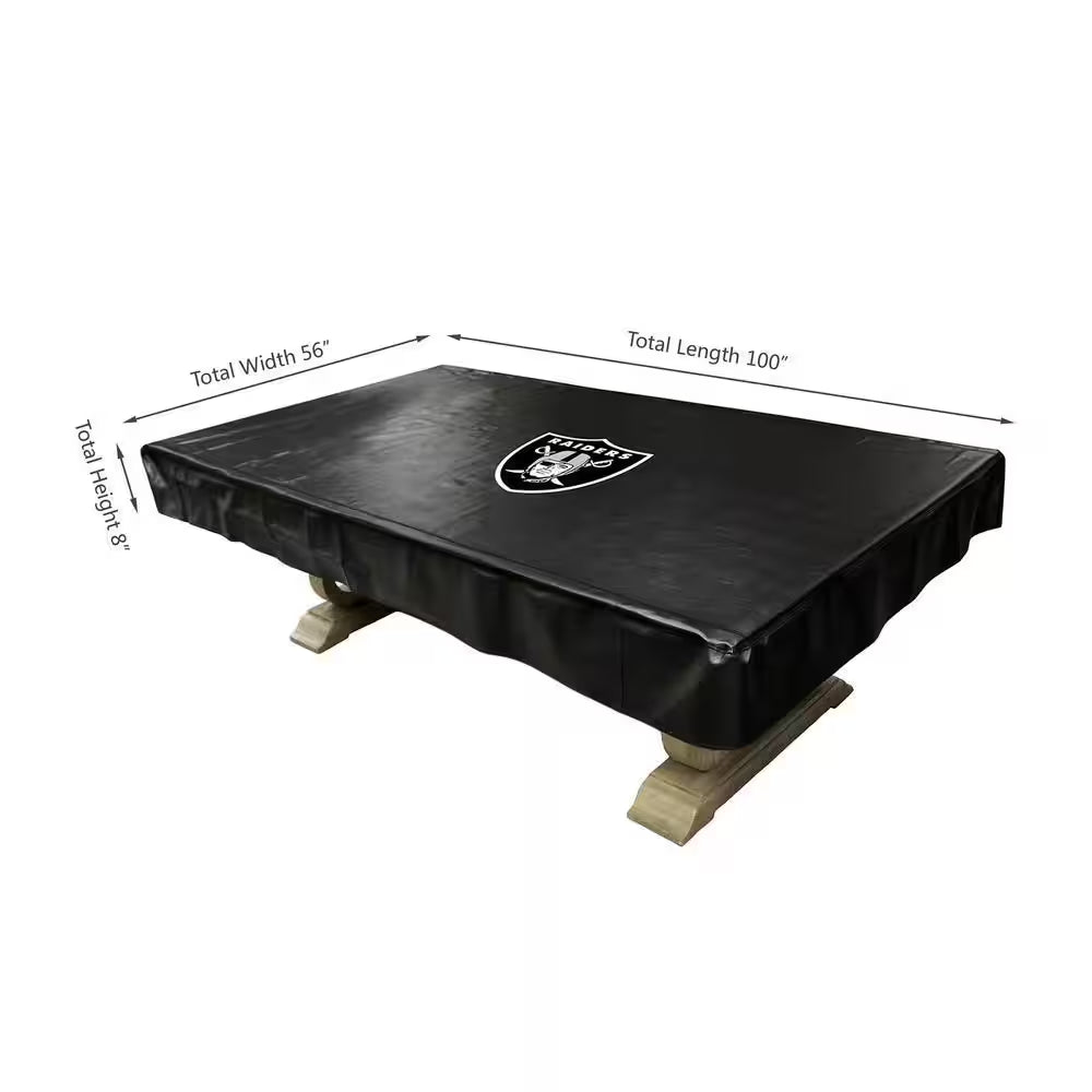 Las Vegas Raiders Pool Table Cover