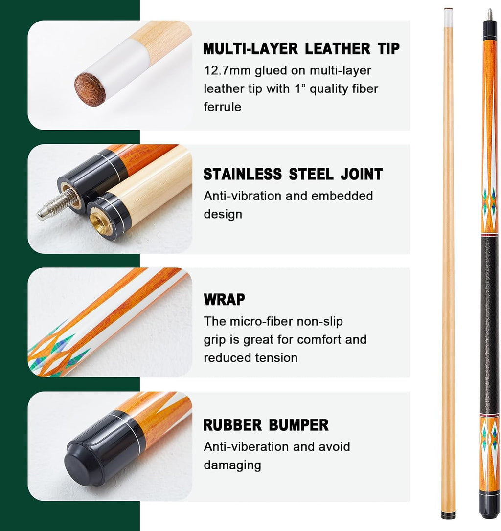 37 Pcs Professional Pool Table Accessories Set