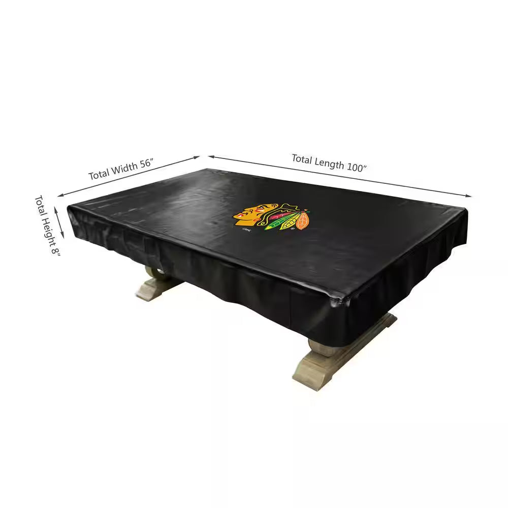 Chicago Blackhawks Pool Table Cover