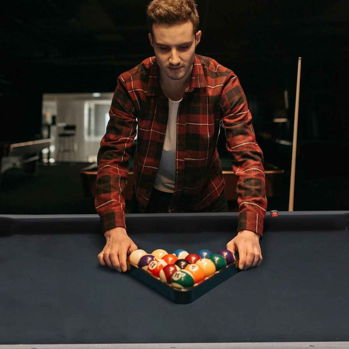 The Ridgewood 7’ Rustic X-Leg Pool Table
