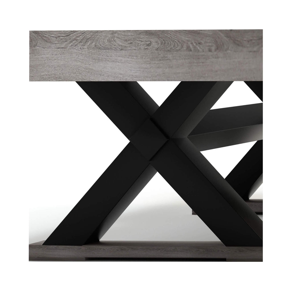 The Ridgewood 7’ Rustic X-Leg Pool Table