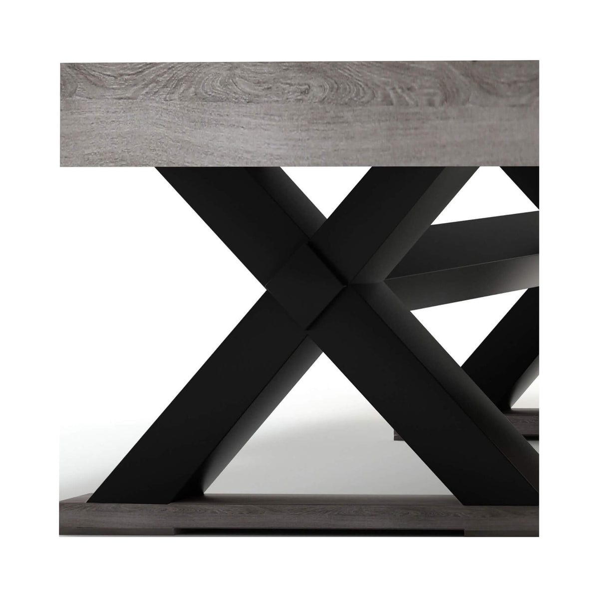 The Ridgewood 7’ Rustic X-Leg Pool Table
