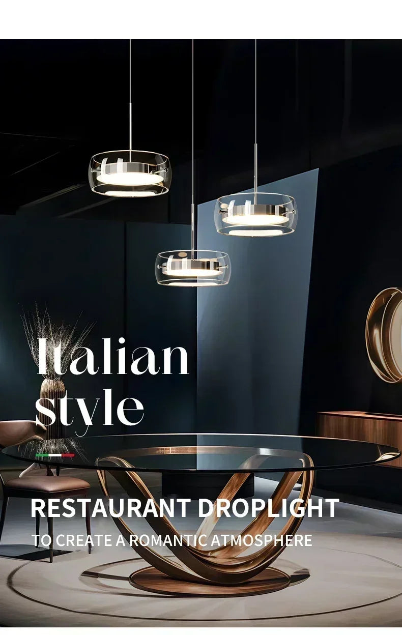 The GlassLine Modern Pendant Light