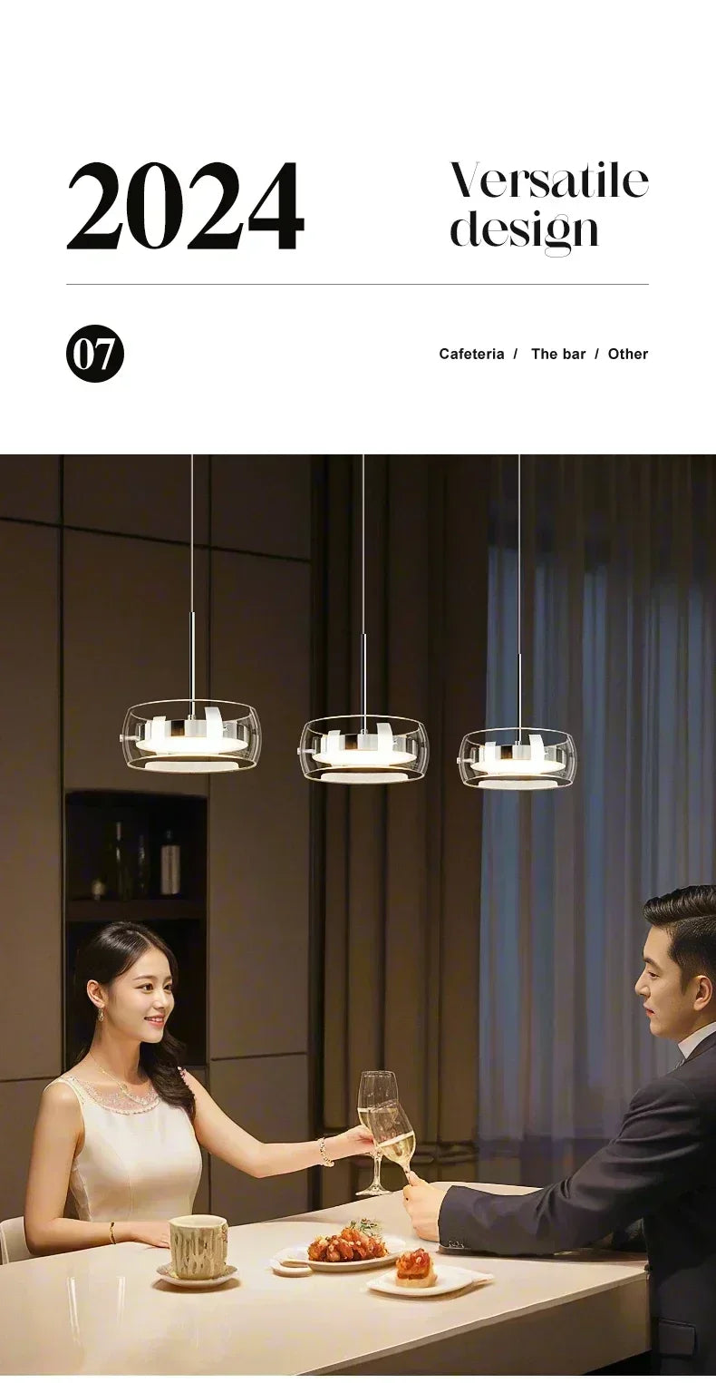 The GlassLine Modern Pendant Light