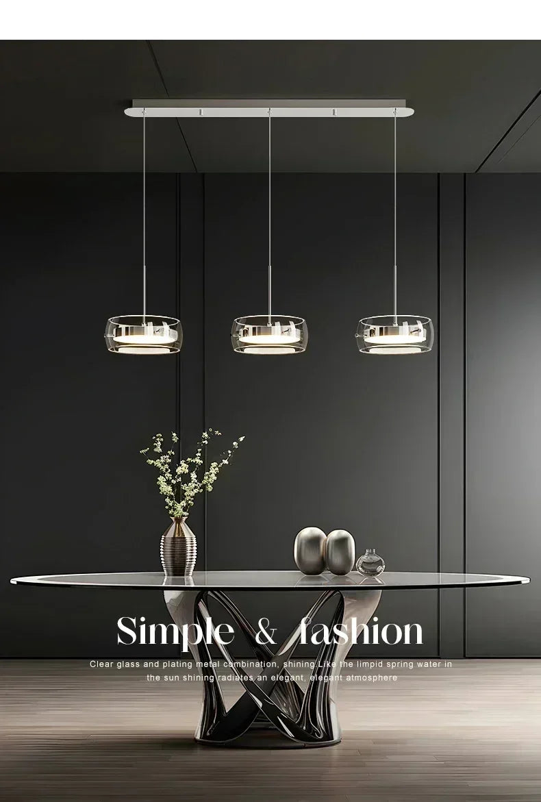The GlassLine Modern Pendant Light