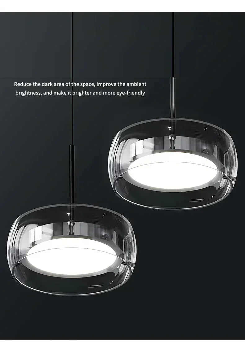 The GlassLine Modern Pendant Light