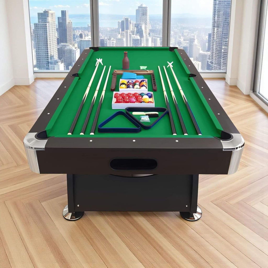 The Velocity 8’ Ball Return Pool Table
