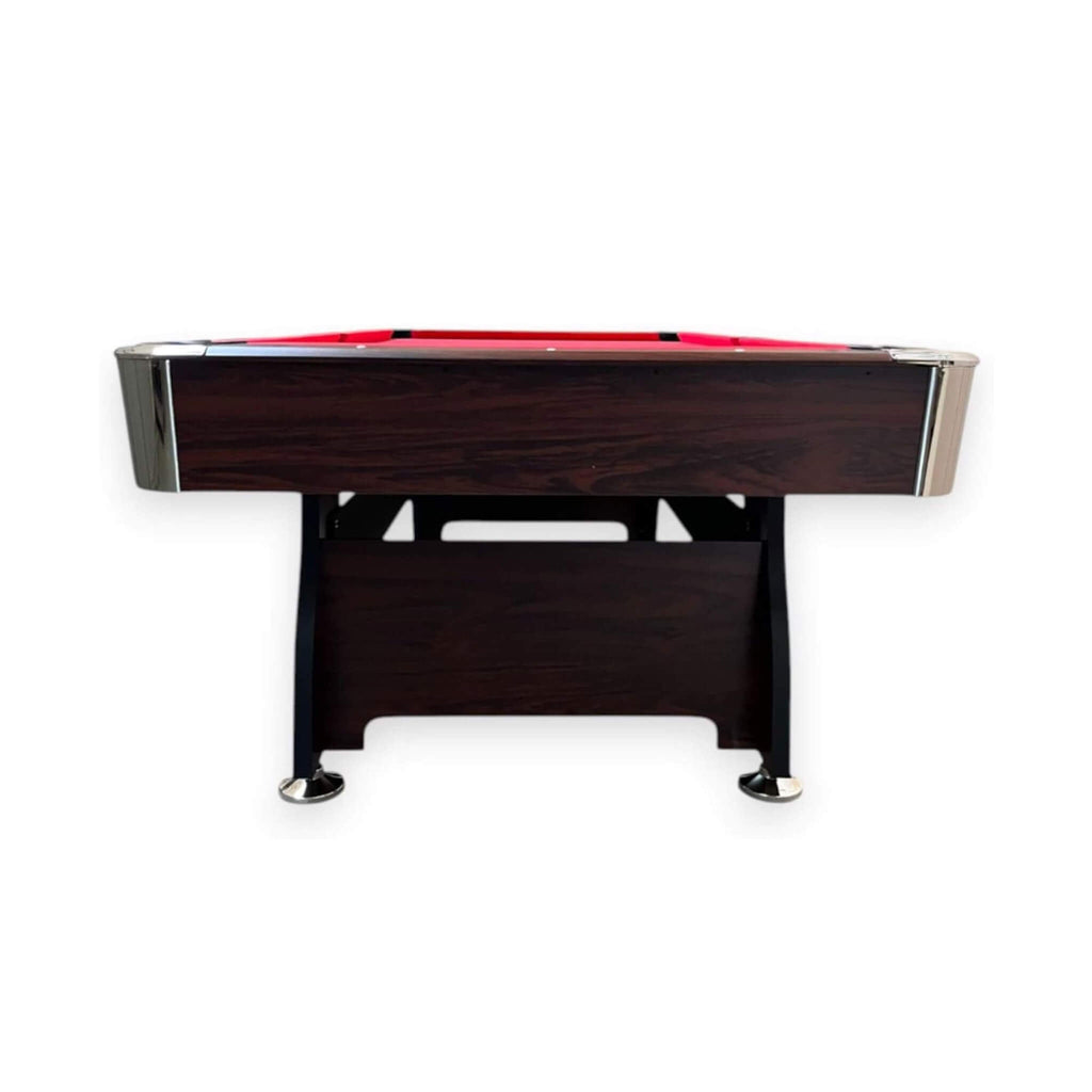 The Velocity 8’ Red Ball Return Pool Table
