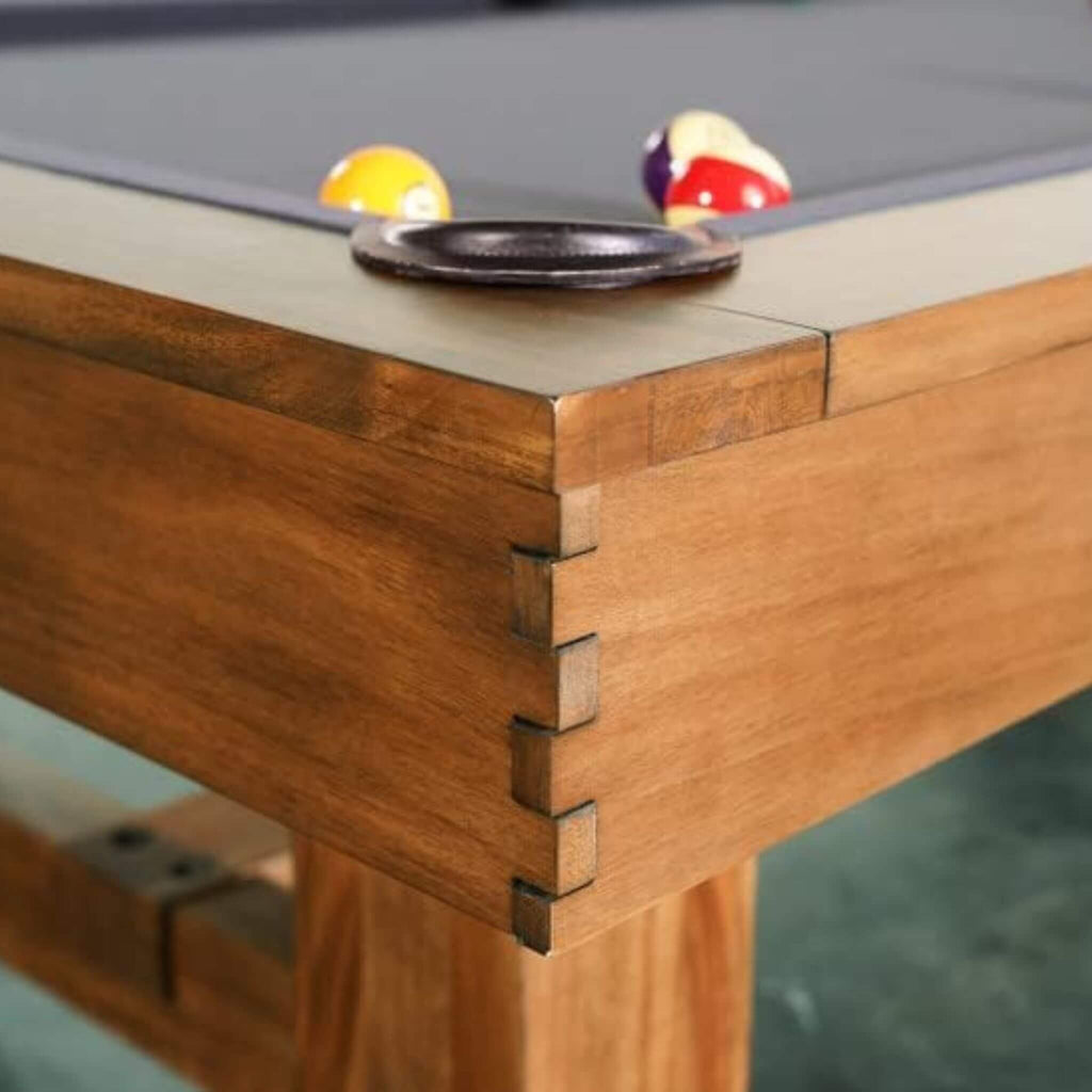 The Presli 8’ Acacia Slate Pool Table