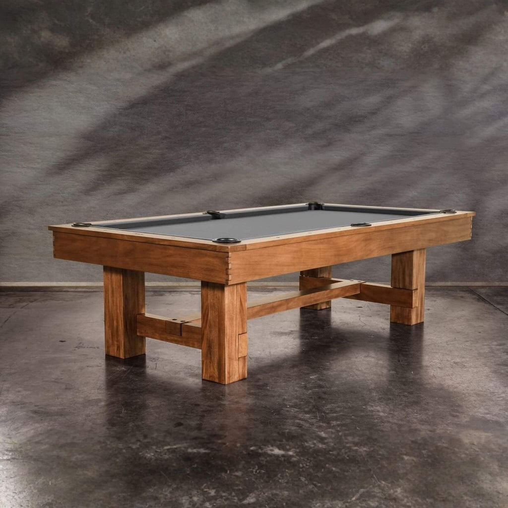 The Presli 8’ Acacia Slate Pool Table
