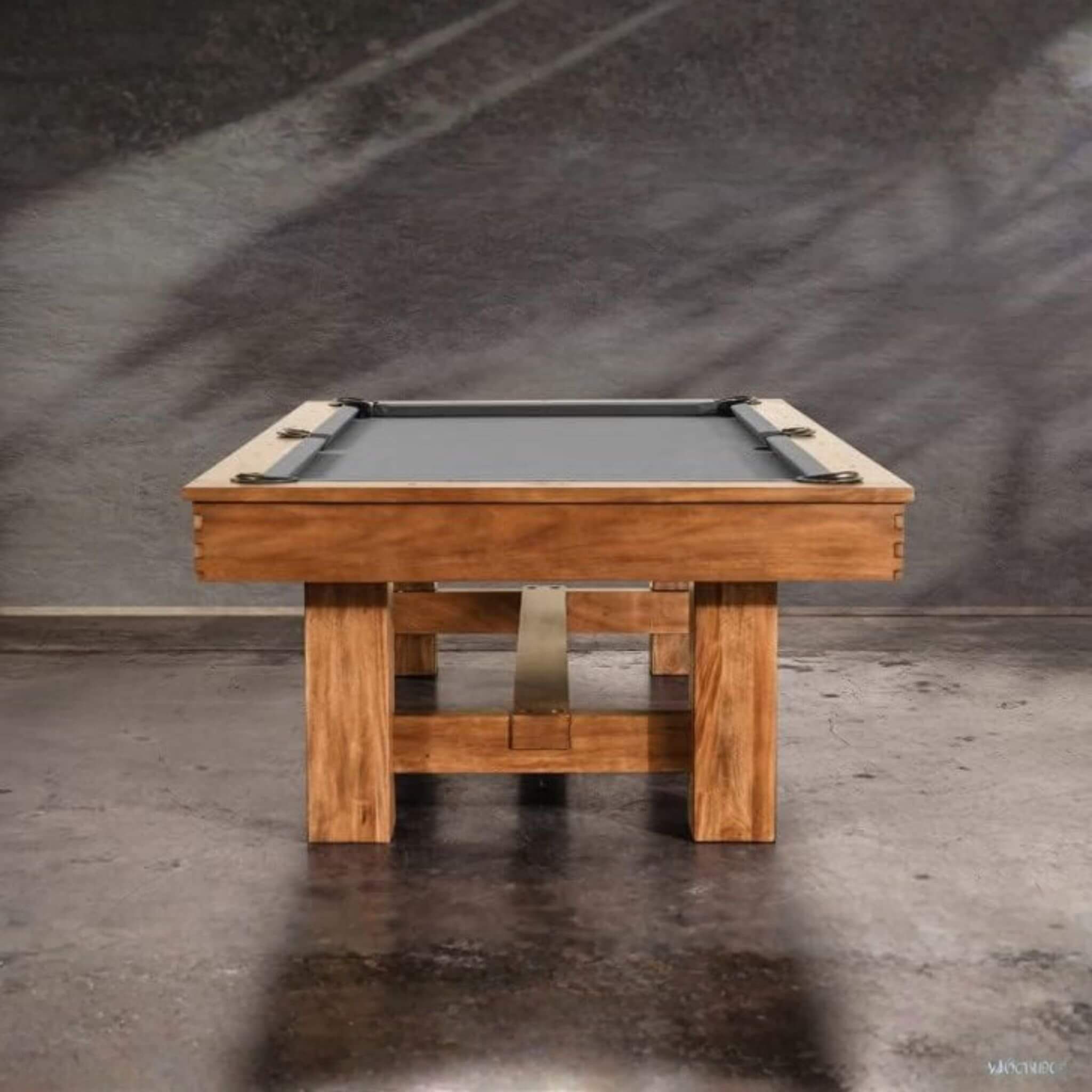The Presli 8’ Acacia Slate Pool Table
